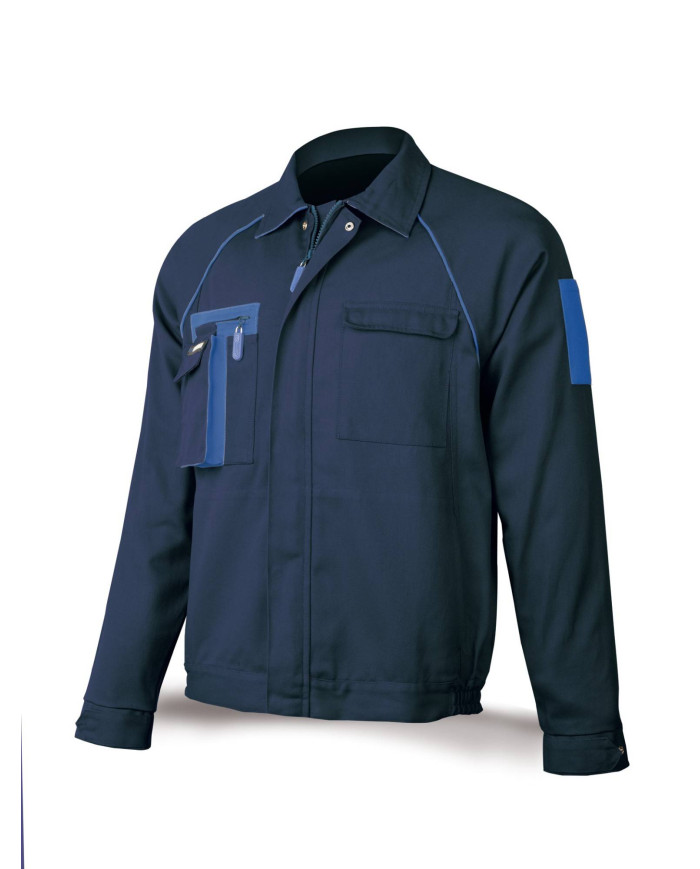 Chaqueta azul marino en Algodón de 270 g MARCA
