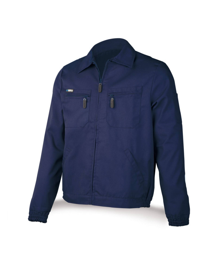 Chaqueta azul marino en Algodón de 245 g MARCA