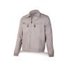 Chaqueta gris poliéster/algodón de 245 g MARCA