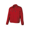 Chaqueta roja poliéster/algodón de 245 g MARCA