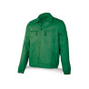 Chaqueta verde poliéster/algodón de 245 g MARCA