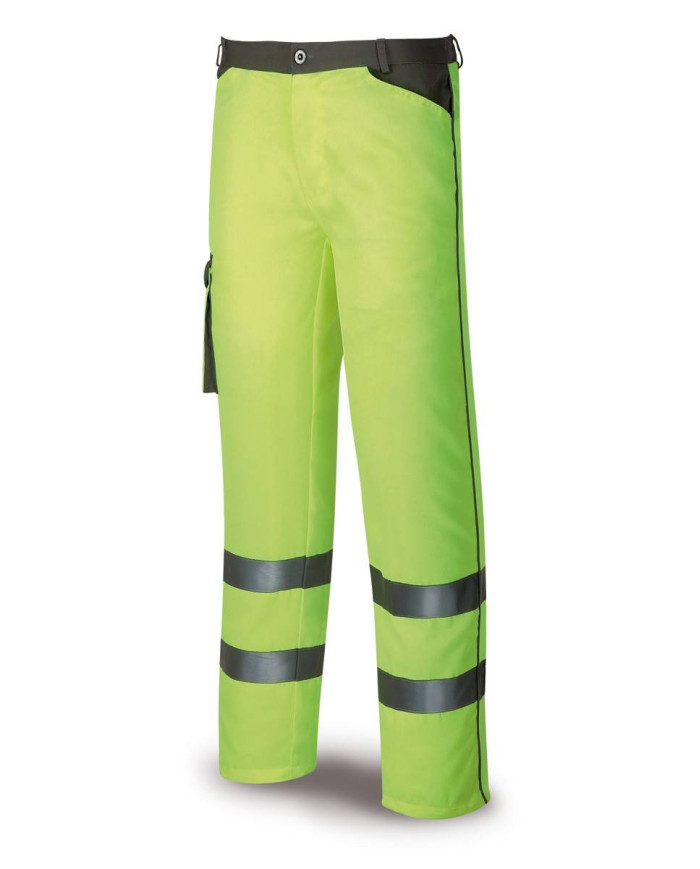 Pantalón Alta visibilidad poliéster/algodón 230 gr MARCA