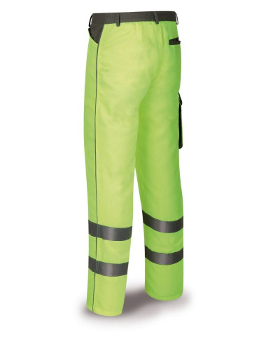 Pantalón Alta visibilidad poliéster/algodón 230 gr MARCA