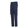 Pantalón azul marino en Algodón de 270 g. Multibolsillos MARCA