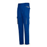 Pantalón azulina en Algodón de 270 g. Multibolsillos MARCA
