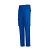 Pantalón azulina algodón de 245 g. Multibolsillo MARCA