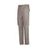 Pantalón gris algodón de 245 g. Multibolsillo MARCA