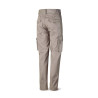 Pantalón gris algodón de 245 g. Multibolsillo MARCA