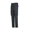 Pantalón negro poliester/algodón de 245 g. Multibolsillo MARCA