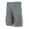 Bermuda gris algodón de 245 g. Multibolsillos MARCA