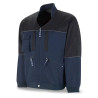 Chaqueta FIRST LINE azul marino/negro poliéster/algodón 245 gr MARCA