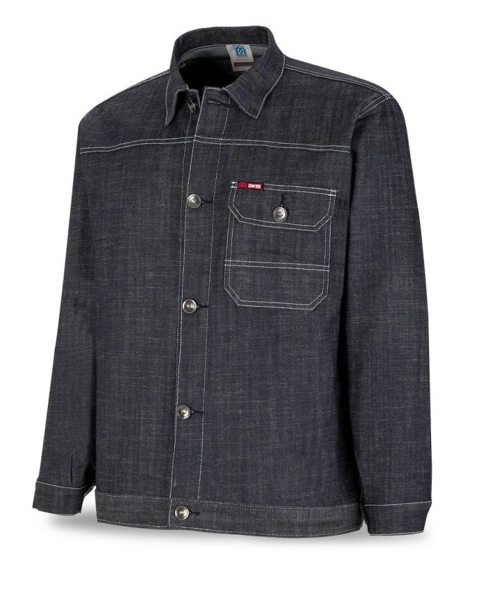 Chaqueta STRETCH vaquera azul marino 290 gr MARCA