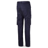 Pantalón STRETCH azul marino algodón 240 gr. Multibolsillo MARCA