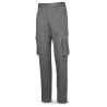 Pantalón STRETCH gris algodón 240 gr. Multibolsillo MARCA