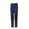Pantalón CANVAS azul marino/negro poliéster/algodón 245 g. Multibolsillos MARCA