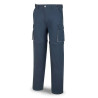 Pantalón DESMONTABLE azul marino algodón 200 gr. Multibolsillos MARCA