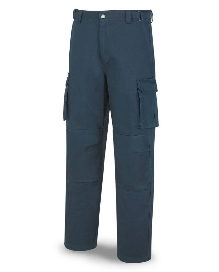Pantalón ESPECIALISTA INVIERNO azul marino algodón "sanforizado" 245 gr. Multibolsillos MARCA