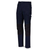 Pantalón STRETCH azul marino poliéster/algodón 245 gr. Multibolsillo MARCA