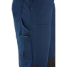 Pantalón STRETCH azul marino poliéster/algodón 245 gr. Multibolsillo MARCA