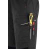 Pantalón STRETCH gris poliéster/algodón 245 gr. Multibolsillo MARCA