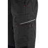 Pantalón STRETCH gris poliéster/algodón 245 gr. Multibolsillo MARCA