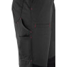 Pantalón STRETCH gris poliéster/algodón 245 gr. Multibolsillo MARCA