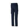 Pantalón STRETCH Pro Series azul marino algodón. 220 gr. Multibolsillos MARCA