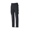 Pantalón STRETCH Pro Series negro algodón. 220 gr. Multibolsillos MARCA