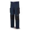 Pantalón FIRST LINE azul marino/negro poliéster/algodón 245 gr. Multibolsillos MARCA