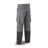 Pantalón FIRST LINE gris/negro poliéster/algodón 245 gr. Multibolsillos MARCA