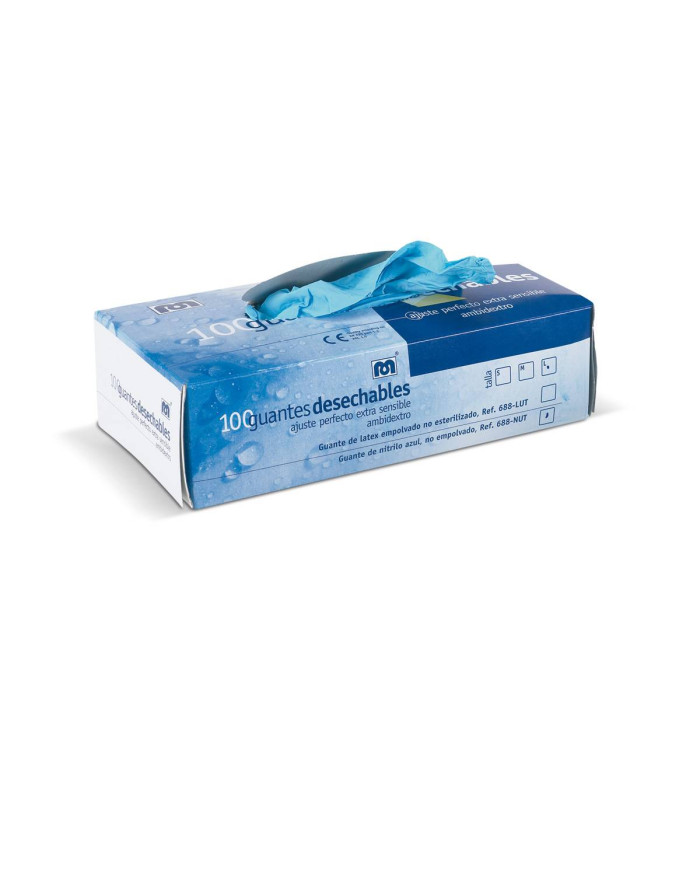 Guante de nitrilo azul MARCA