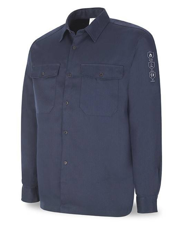 Camisa IGNÍFUGA y ANTIESTÁTICA Algodón 220 gr MARCA