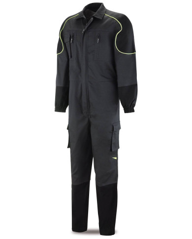 Buzo PRO SERIES Stretch gris/negro poliéster/algodón 245 gr MARCA
