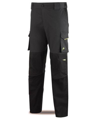 Pantalón PRO SERIES Stretch gris/negro poliéster/algodón 245 gr MARCA