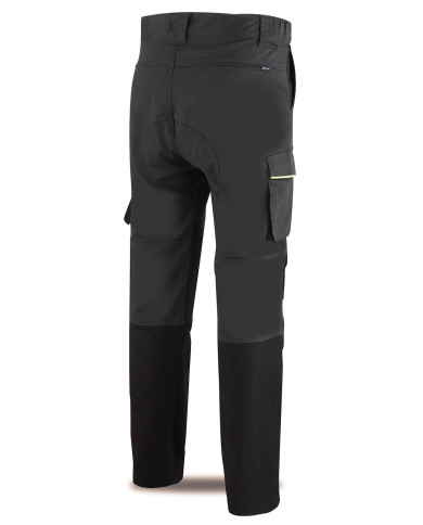 Pantalón PRO SERIES Stretch gris/negro poliéster/algodón 245 gr MARCA