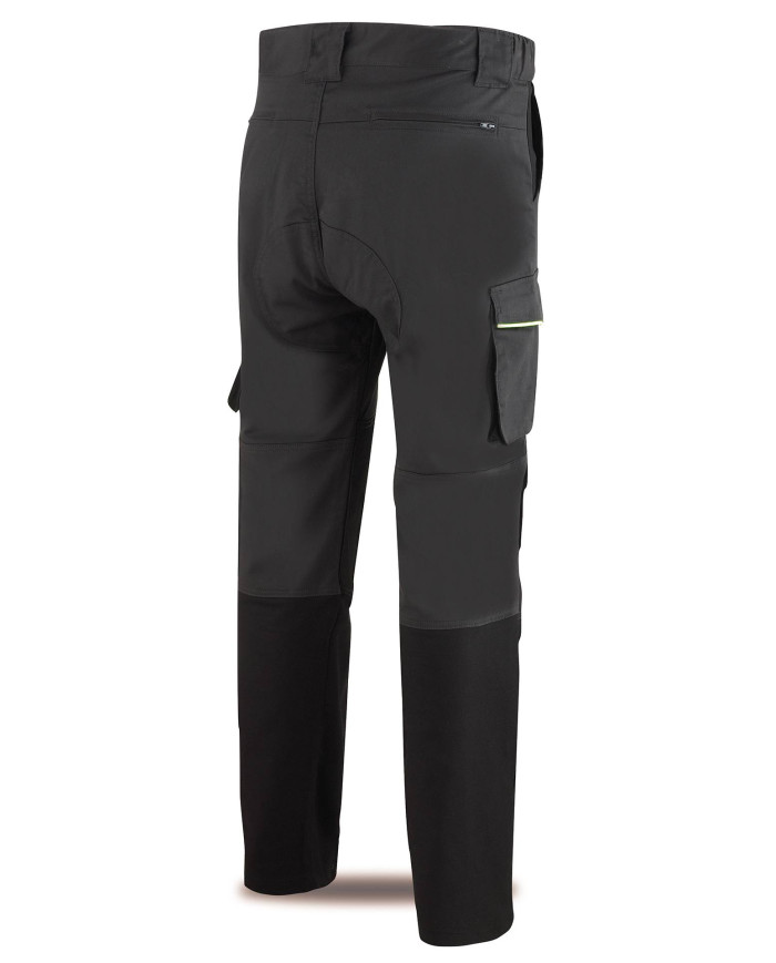 Pantalón PRO SERIES Stretch gris/negro poliéster/algodón 245 gr MARCA