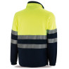 Chaqueta Polar Alta Visibilidad amarilla/azul marino 280 gr MARCA