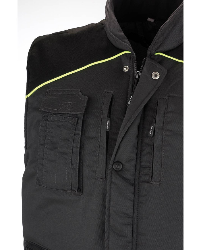 Chaleco gris/negro Pro series Stretch METEO