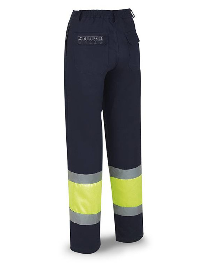 Pantalón IGNÍFUGO y ANTIESTÁTICO Alta Visibilidad 260 gr MARCA