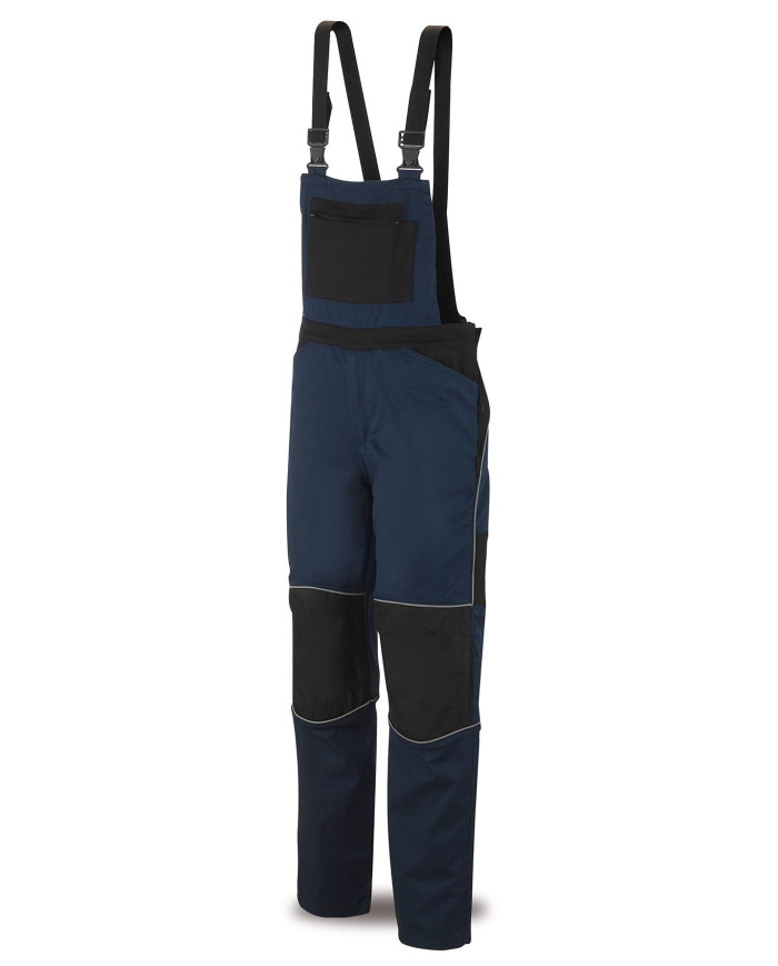 Peto PRO SERIES Stretch azul marino/negro poliéster/algodón 245 gr MARCA