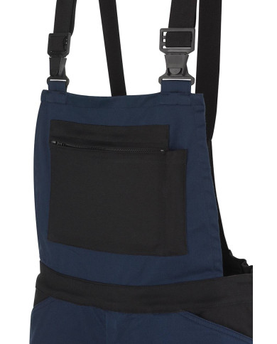 Peto PRO SERIES Stretch azul marino/negro poliéster/algodón 245 gr MARCA