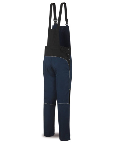 Peto PRO SERIES Stretch azul marino/negro poliéster/algodón 245 gr MARCA