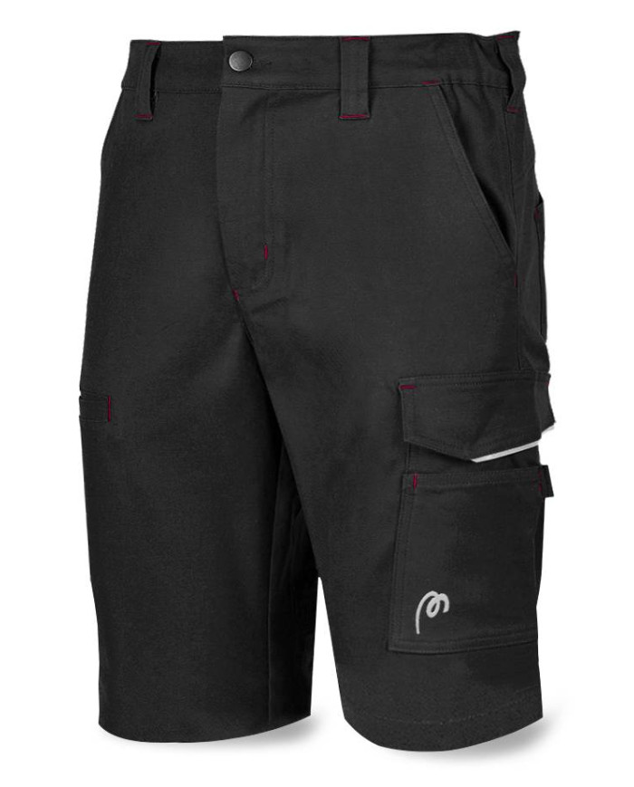 Bermuda STRETCH Pro Series gris 245 gr. Multibolsillo MARCA