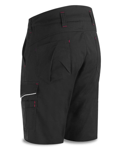 Bermuda STRETCH Pro Series gris 245 gr. Multibolsillo MARCA