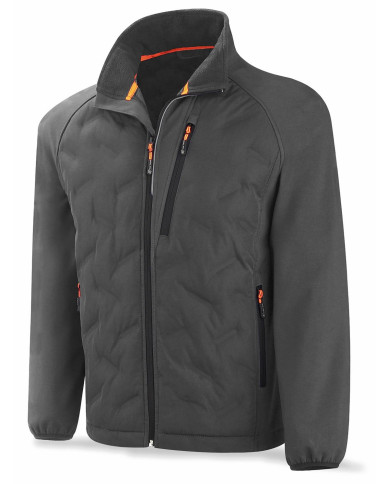 Chaqueta híbrida Softshell mod. NEW OPALO. Gris METEO