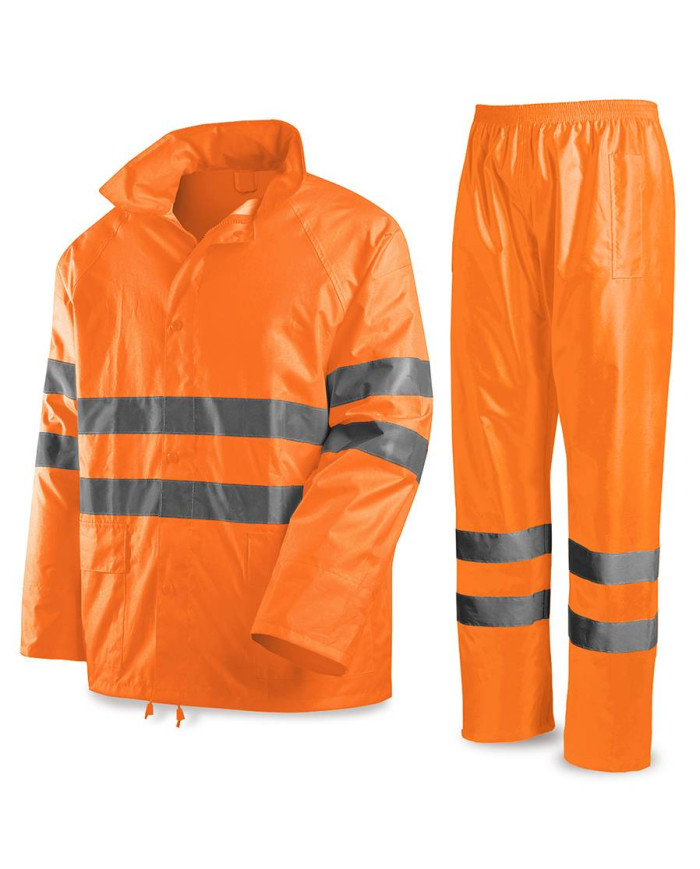 Traje de agua Alta Visibilidad naranja poliéster 135 g MARCA