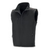 Chaleco Softshell doble lámina. Negro 280 gr METEO