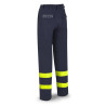 Pantalón IGNÍFUGO y ANTIESTÁTICO multinorma con cintas reflectantes. Algodón 260 gr MARCA