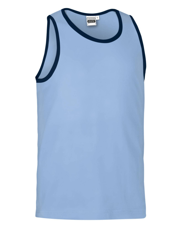 Camiseta ATLETIC gris vigoré-azul marino orión