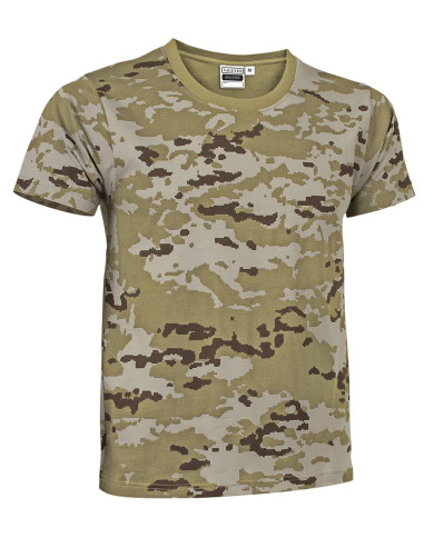 Camiseta SOLDIER pixelado gris